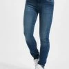 ONLY Damen Skinny Jeans Blush Mid Ankle Raw Rea194 In Blau