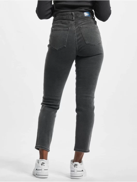 ONLY Damen Slim Fit Jeans Emily Stretch High Waist In Grau 4 ONLY Damen Slim Fit Jeans Emily Stretch High Waist In Grau – Bild 2