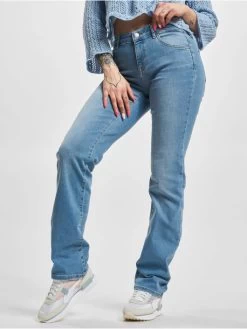ONLY Damen Straight Fit Jeans Alicia Straight Fit In Blau