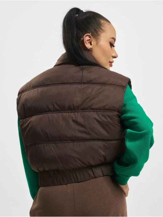 ONLY Damen Weste Carol Short Waistcoat In Braun 4 ONLY Damen Weste Carol Short Waistcoat In Braun – Bild 2