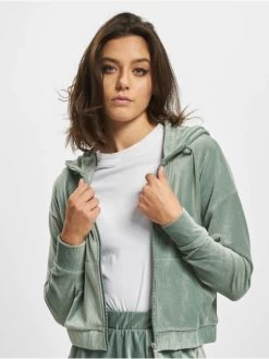 ONLY Damen Zip Hoodie New Sira In Grün