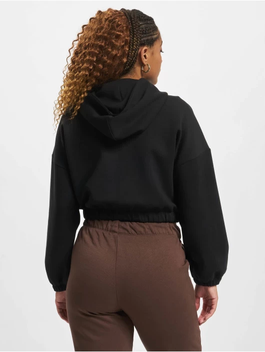 ONLY Damen Zip Hoodie Scarlett In Schwarz 4 ONLY Damen Zip Hoodie Scarlett In Schwarz – Bild 2