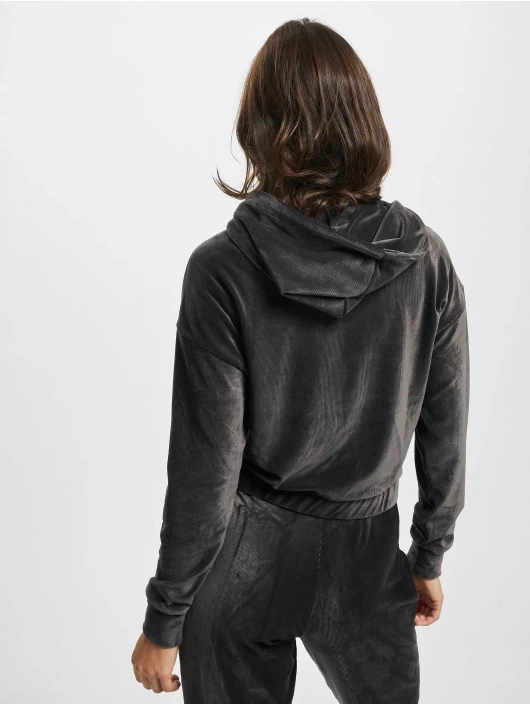 ONLY Damen Zip Hoodie New Sira In Schwarz 4 ONLY Damen Zip Hoodie New Sira In Schwarz – Bild 2