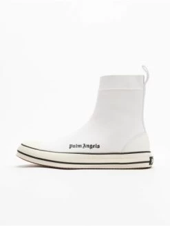 Palm Angels Damen Sneaker Knitted Sock In Weiß