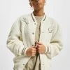 Pegador Damen College Jacke Tolita Teddy Oversized Varsity Transition In Weiß