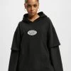 Pegador Damen Hoody Laholm Double Layered In Schwarz -Modegeschäft für Damen pegador hoody schwarz 947063