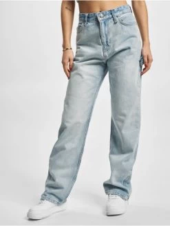 Pegador Damen Loose Fit Jeans Wabanda Wide In Blau