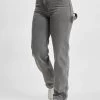Pegador Damen Loose Fit Jeans Wabanda Wide Zip Loose Fit In Grau