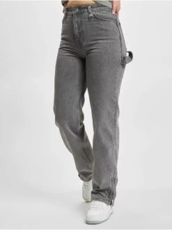 Pegador Damen Loose Fit Jeans Wabanda Wide Zip Loose Fit In Grau