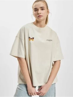 Pegador Damen T-Shirt Mace Heavy Oversized In Beige