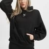 Puma Damen Hoody Classics Oversized FL In Schwarz -Modegeschäft für Damen puma hoody schwarz 958429