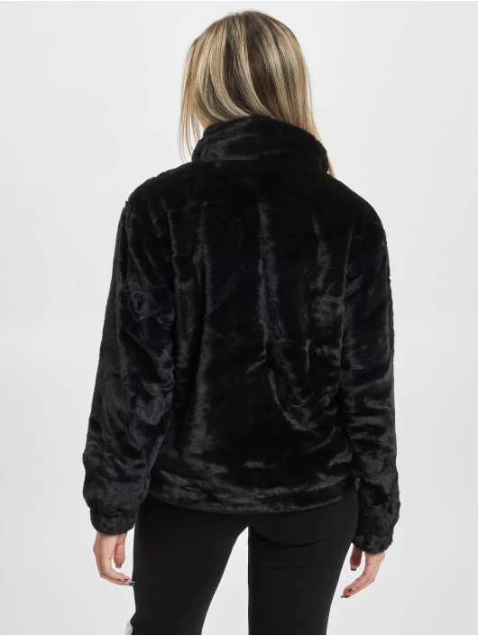 Puma Damen Übergangsjacke Faux Fur In Schwarz 4 Puma Damen Übergangsjacke Faux Fur In Schwarz – Bild 2