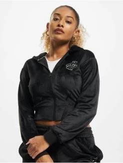 ROCAWEAR Damen Zip Hoodie Escalade In Schwarz