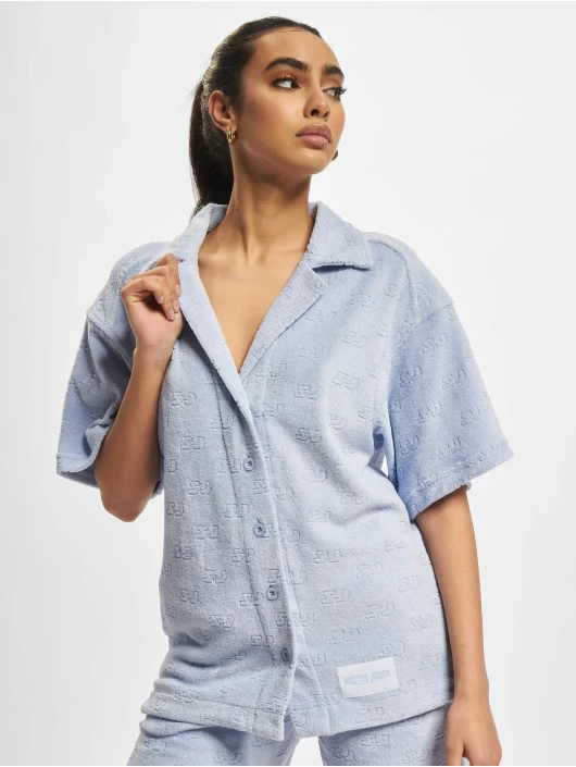 SIXTH JUNE Damen Hemd Monogram In Blau 3 SIXTH JUNE Damen Hemd Monogram In Blau