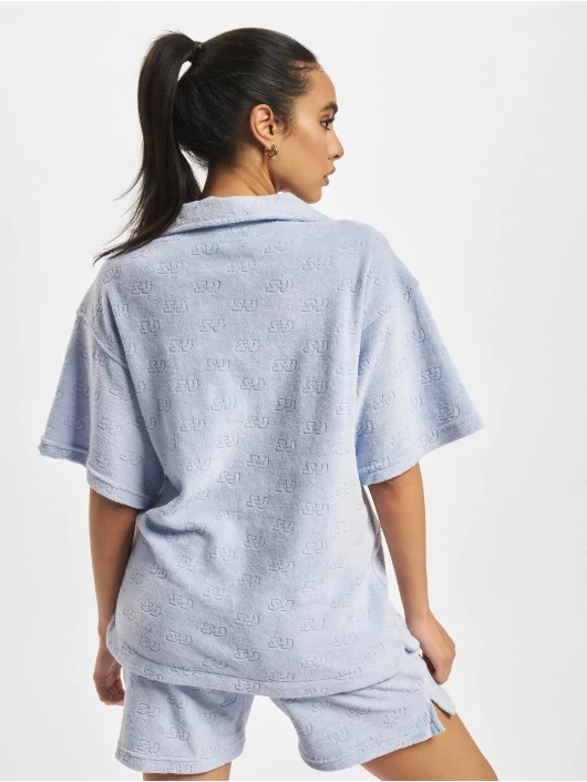 SIXTH JUNE Damen Hemd Monogram In Blau 4 SIXTH JUNE Damen Hemd Monogram In Blau – Bild 2