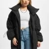 SIXTH JUNE Damen Puffer Jacket Oversize Long In Schwarz