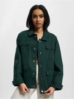 SIXTH JUNE Damen Übergangsjacke Cargo Pocket In Grün