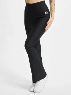 Starter Damen Legging Ladies Highwaist Stretch Boot Cut In Schwarz