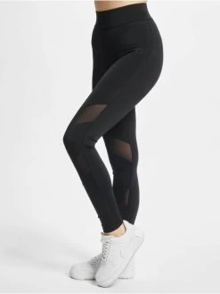 Starter Damen Legging Ladies Highwaits Mesh In Schwarz