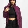 Starter Damen Puffer Jacket Ladies Logo In Violet