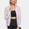 URBAN CLASSICS Damen Bomberjacke Ladies In Violet