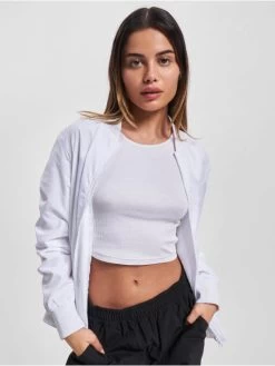 URBAN CLASSICS Damen Bomberjacke Ladies Light Bomber In Weiß