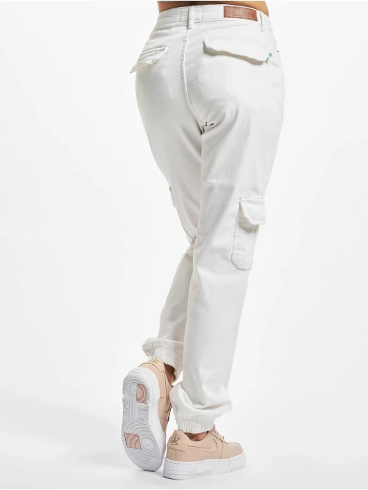 URBAN CLASSICS Damen Cargohose Ladies Organic Stretch Denim In Beige 4 URBAN CLASSICS Damen Cargohose Ladies Organic Stretch Denim In Beige – Bild 2