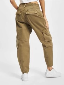 URBAN CLASSICS Damen Cargohose Ladies Ballon Fit In Khaki -Modegeschäft für Damen urban classics cargohose khaki 856194 1