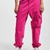 URBAN CLASSICS Damen Cargohose Ladies Cotton Twill Utility In Pink -Modegeschäft für Damen urban classics cargohose pink 917828
