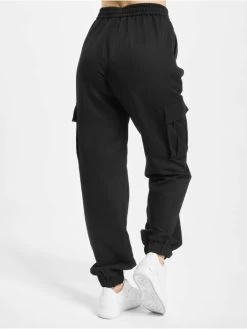 URBAN CLASSICS Damen Cargohose Viscose Twill In Schwarz 5 URBAN CLASSICS Damen Cargohose Viscose Twill In Schwarz -Modegeschäft für Damen urban classics cargohose schwarz 750003 1