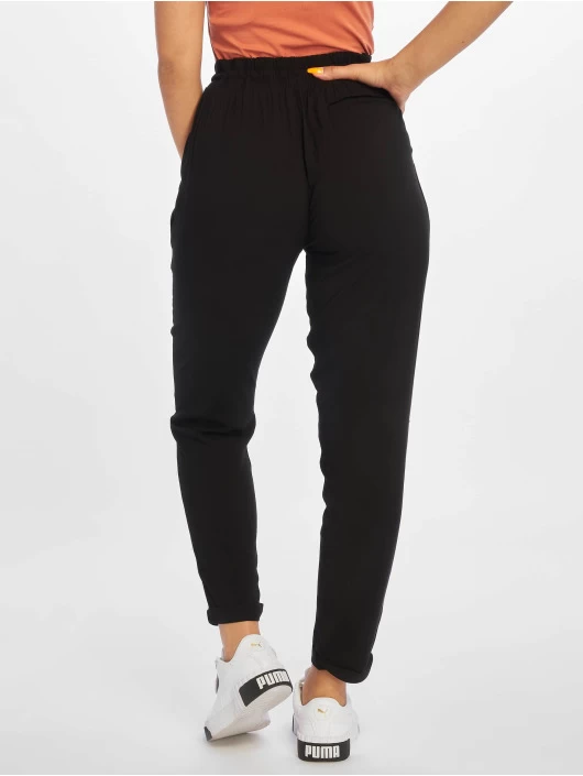 URBAN CLASSICS Damen Chino Elastic In Schwarz 4 URBAN CLASSICS Damen Chino Elastic In Schwarz – Bild 2