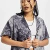 URBAN CLASSICS Damen Hemd Viscose Tie Dye Resort In Grau 1 URBAN CLASSICS Damen Hemd Viscose Tie Dye Resort In Grau -Modegeschäft für Damen urban classics hemd grau 856208