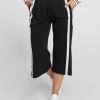 URBAN CLASSICS Damen Jogginghose Taped Terry In Schwarz