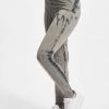 URBAN CLASSICS Damen Legging Ladies Cotton Tie Dye High Waist In Grau -Modegeschäft für Damen urban classics legging grau 861252