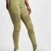 URBAN CLASSICS Damen Legging Ladies Tech Mesh In Khaki 1 URBAN CLASSICS Damen Legging Ladies Tech Mesh In Khaki -Modegeschäft für Damen urban classics legging khaki 900046