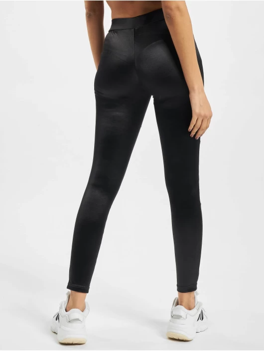 URBAN CLASSICS Damen Legging Ladies Shiny Tech Mesh In Schwarz 4 URBAN CLASSICS Damen Legging Ladies Shiny Tech Mesh In Schwarz – Bild 2