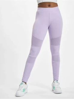 URBAN CLASSICS Damen Legging Ladies Tech Mesh In Violet