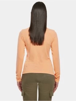 URBAN CLASSICS Damen Longsleeve Ladies Modal In Orange -Modegeschäft für Damen urban classics longsleeve orange 914754 1