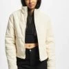 URBAN CLASSICS Damen Puffer Jacket Ladies Corduroy In Beige -Modegeschäft für Damen urban classics puffer jacket beige 860695