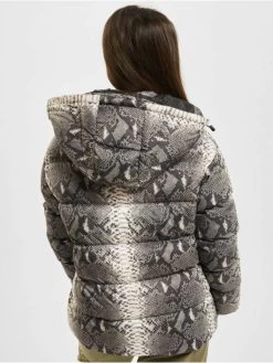 URBAN CLASSICS Damen Puffer Jacket Ladies AOP In Grau 5 URBAN CLASSICS Damen Puffer Jacket Ladies AOP In Grau -Modegeschäft für Damen urban classics puffer jacket grau 799580 1