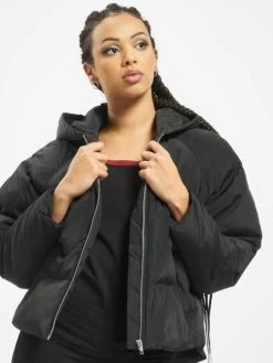 URBAN CLASSICS Damen Puffer Jacket Nuary In Schwarz