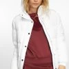 URBAN CLASSICS Damen Puffer Jacket Hooded Puffer In Weiß -Modegeschäft für Damen urban classics puffer jacket weiss 399894
