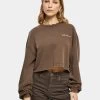 URBAN CLASSICS Damen Pullover Ladies Cropped Small Embroidery Terry Crewneck In Braun 1 URBAN CLASSICS Damen Pullover Ladies Cropped Small Embroidery Terry Crewneck In Braun -Modegeschäft für Damen urban classics pullover braun 917888