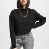 URBAN CLASSICS Damen Pullover Ladies Cropped Oversized High Neck Crew In Schwarz 2 URBAN CLASSICS Damen Pullover Ladies Cropped Oversized High Neck Crew In Schwarz -Modegeschäft für Damen urban classics pullover schwarz 856363