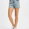 URBAN CLASSICS Damen Shorts Ladies 5 Pocket In Blau 1 URBAN CLASSICS Damen Shorts Ladies 5 Pocket In Blau -Modegeschäft für Damen urban classics shorts blau 902404