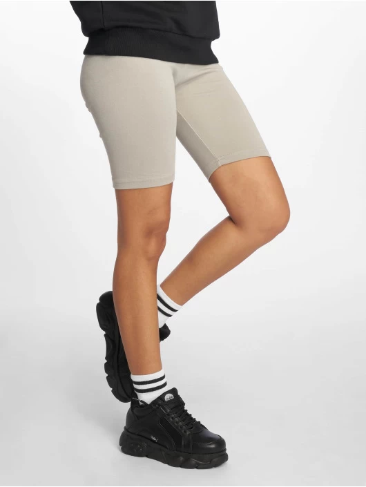 URBAN CLASSICS Damen Shorts High Waist Cycle In Grau 3 URBAN CLASSICS Damen Shorts High Waist Cycle In Grau