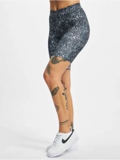 URBAN CLASSICS Damen Shorts Ladies Aop In Schwarz