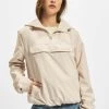 URBAN CLASSICS Damen Übergangsjacke Ladies Basic Pull Over In Beige -Modegeschäft für Damen urban classics uebergangsjacke beige 899011