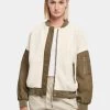 URBAN CLASSICS Damen Übergangsjacke Ladies Oversized Sherpa Mixed Transition In Beige 2 URBAN CLASSICS Damen Übergangsjacke Ladies Oversized Sherpa Mixed Transition In Beige -Modegeschäft für Damen urban classics uebergangsjacke beige 916976