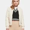 URBAN CLASSICS Damen Übergangsjacke Ladies Diamond Quilt Nylon In Beige -Modegeschäft für Damen urban classics uebergangsjacke beige 919854
